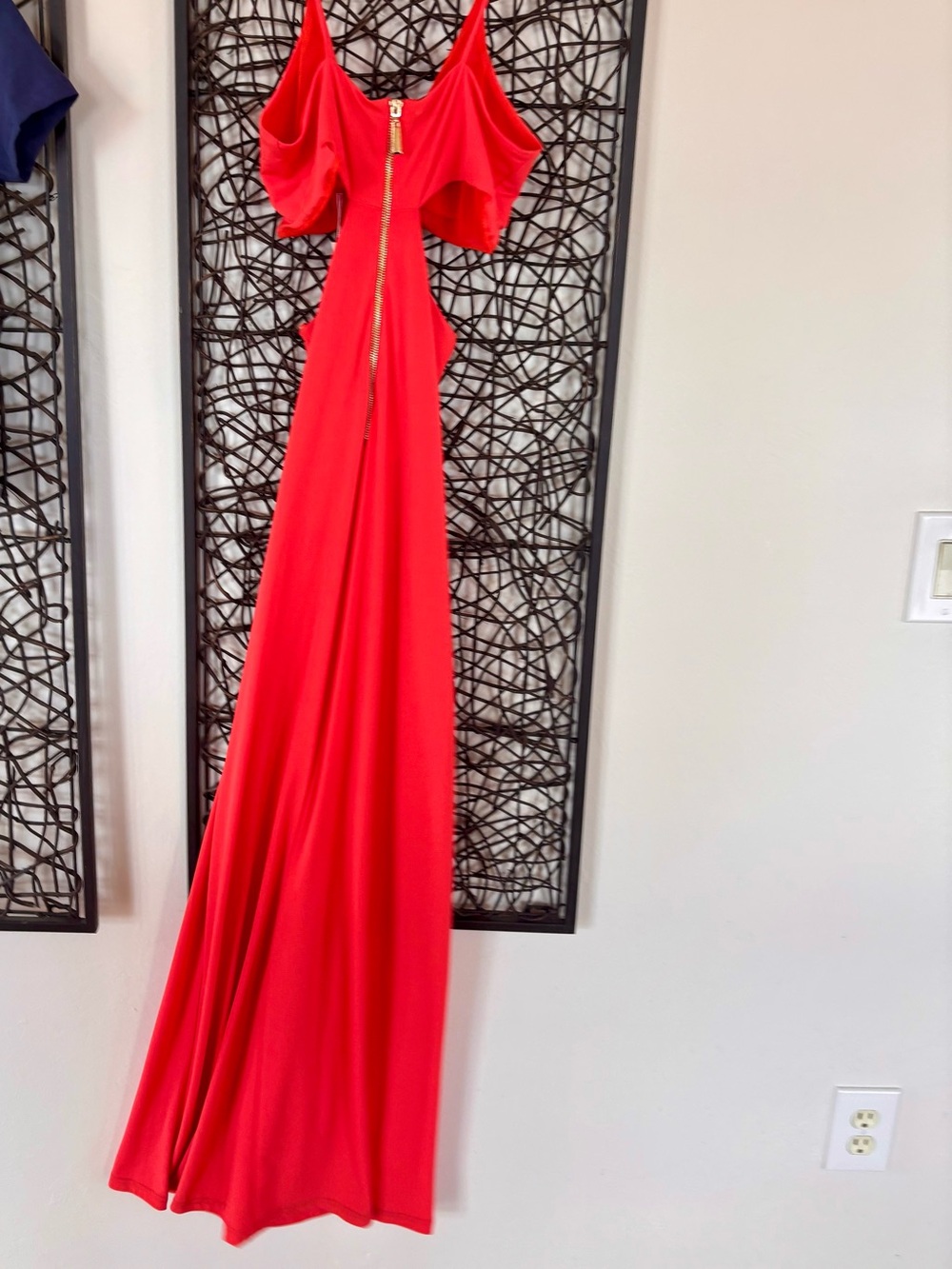 Relish Tuta Hiroe Coral Cutout Wide Leg Jumpsuit NWT Made In Italy - Picture 12 of 16